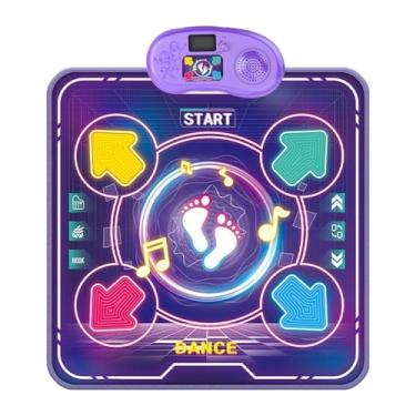 Imagem de Almencla Tapete de dança infantil, cobertor para jogo, presente de aniversário, brinquedo interativo, música, cobertor para 3, 4, 5, 6, 7, 8 anos de idade, Luz única