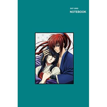 Imagem de White Dot Grid sketchbook: Dot Grid, Rurouni Kenshin Wandering Samurai Couple Notebook Cover, 6 x 9 inches, 110 White Pager.