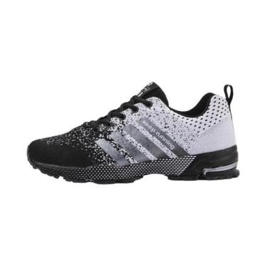 Imagem de Tênis Masculino de Corrida - Leve, Confortável e Respirável, 46, Gris