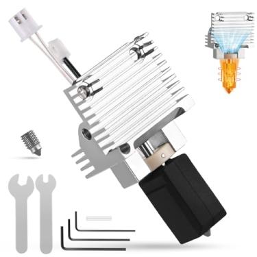 Imagem de ENOMAKER K1,K1C,K1 Max Hotend Kit Para Impressora Creality 3D, Bico De Troca Fácil, Tubo De Aquecimento E Termistor, Coluna Peek Exclusiva Para Ótimo Isolamento Térmico, Menos Entupimento, Bloco De Ca