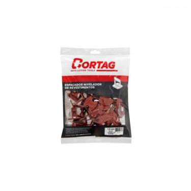 Imagem de Espacador Nivelador Cortag Eco 1,5Mm Vermelho Com 50Pecas 61336