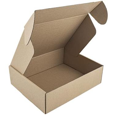 Imagem de MBC MAT BOARD CENTER centro de placa de tapete, caixas marrons de envio 10x8x3, pequena caixa de papelão ondulado, mala direta comercial, correspondência de presentes, camiseta, vela, pacote