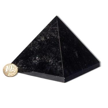 Imagem de Pirâmide Obsidiana Negra 9 a 10cm entre 650 a 700g Classe A - Cristais
