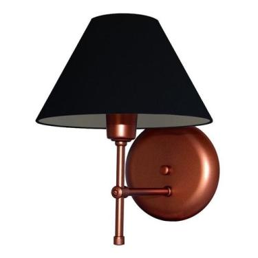 Imagem de Arandela De Parede em Alumínio e Cúpula de Algodão Para Sala, Quarto C