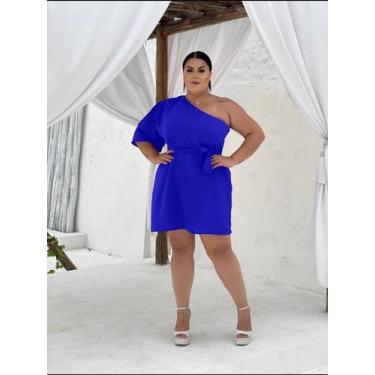 Imagem de Vestido feminino plus size mula manca com faixa  - ANNA PLUS FEMININA,