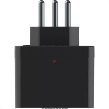 Imagem de Pino Protetor De Tensao Qualitronix 2 Polos + Terra 20A. Preto