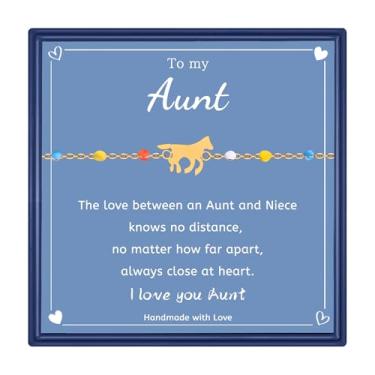 Imagem de AINILOVE Pulseiras de ferradura para mulheres, banhado a ouro 14k, pulseira de elos de ferradura de aço inoxidável para mãe, filha, irmã, amiga, cavalo, presentes para amigas, irmãs, amantes de