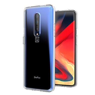 Imagem de Ueokeird Capa protetora para OnePlus 7 Pro, fina, à prova de choque, transparente, amortecedora, para OnePlus 7 Pro