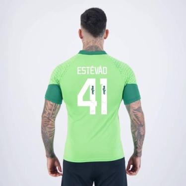 Imagem de Camisa Puma Palmeiras Treino 2024 Verde 41 Estevão, M