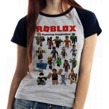 Imagem de Baby look blusa feminina ou Camiseta unissex Roblox Skins - Empório Du