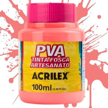 Imagem de Tinta PVA Fosca para Artesanato Acrilex Cores Quentes 100ml - 03210, R