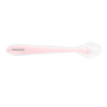 Imagem de Colher de Silicone com Caixa 1pc Pink KikkaBoo