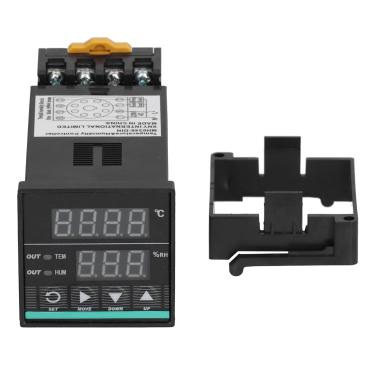 Imagem de Controlador de Umidade de Temperatura Digital de Alta Precisão Com Sensor & Rs485 - Compacto Mh0348 -din