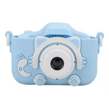 Imagem de Máquina Digital Infantil Sd Vídeos Hd Fotos Jogo Cor Azul - TOMATE