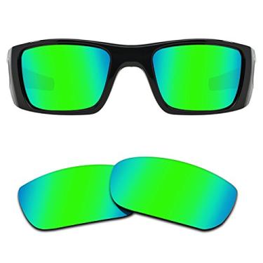 Imagem de Kygear Lentes de reposição polarizadas compatíveis com óculos de sol Oakley Fuel Cell OO9096, à prova de brilho de 12 mm