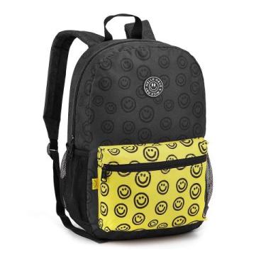 Imagem de Mochila Infantil Feminina Seanite MJ41529, Emoji smile
