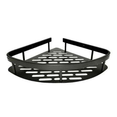 Imagem de Prateleira Organizadora Alumínio Cantoneira Suporte Banheiro - Kadê