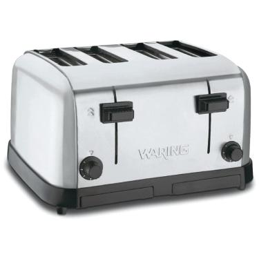 Imagem de Torradeira de 4 Fatias com 6 Niveis de Tostagem, 110v, WARING WCT708, Prateado