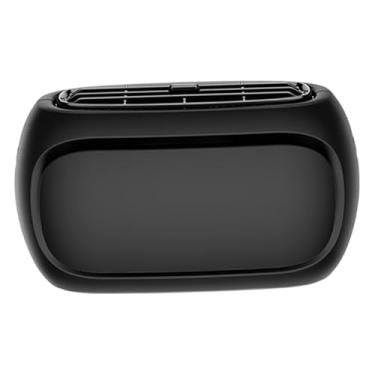 Imagem de Bothyi Ventilador de desktop ventilador vestível com 4 velocidades práticas sem -freerafreável confortável para caminhadas de fazenda Fazenda de trabalhos ao, Preto