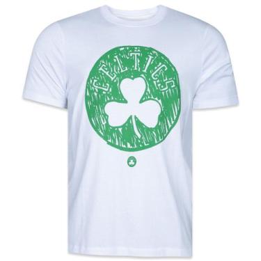 Imagem de Camiseta New Era Regular NBA Boston Celtics Core, Branco, M