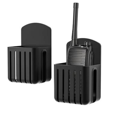 Imagem de Suporte universal para Walkie Talkies BAOFENG, suporte universal de rádio bidirecional para pxton, suporte de parede com suporte traseiro adesivo para Motorola Midland MOICO