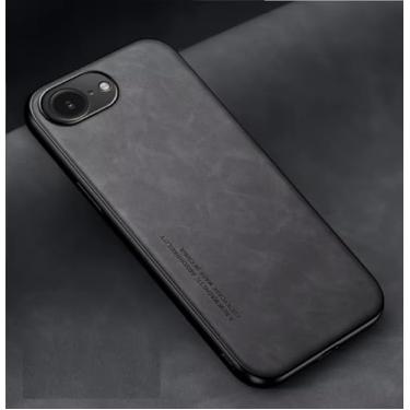 Imagem de Capa Capinha Protetora Luxury Leather Carmuça Para Iphone 16e tela 6.1
