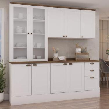 Imagem de Armário de Cozinha Completa Americana 4 peças CM45 Iluminata Genialfle