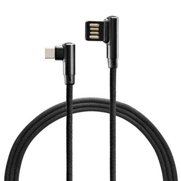 Imagem de Cabo Gamer Type-C de Nylon Trançado Warrior 1,2M Preto - Multilaser