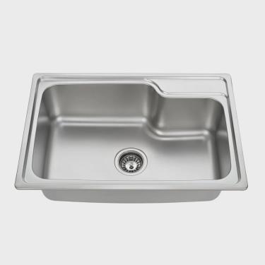 Imagem de Cuba para Cozinha Gourmet Pia Inox 68x45x22cm Acetinado GhelPlus