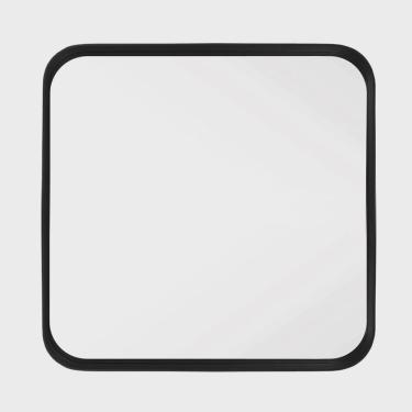 Imagem de Espelho Decorativo Urban 50x50cm Quadrado Cantos Preto
