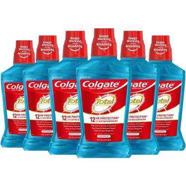 Imagem de Enxaguante bucal Colgate Total Pro-Shield 500 ml sem álcool (pacote com 6)