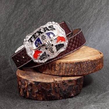 Imagem de Cinto Masculino Country Fivela Grande Texas Longhorn Metal - Pampas Co