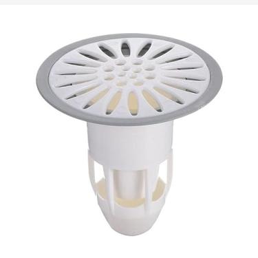 Imagem de Filtro de piso de chuveiro de banho de silicone núcleo de drenagem de água cozinha banheiro tampa de filtro de drenagem de água tampão sifão pia (A) (C 7,5 * 8 * 2,5 cm)