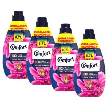 Imagem de Kit 4 Amaciantes Concentrados Comfort Brisa Elegante 1,5L