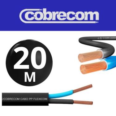 Imagem de Cabo pp Flexível de comando 2x1,50mm Com 20 Metros - cobrecom
