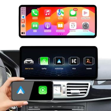 Imagem de Uckazy Rádio Automotivo Ultrafino De 12,3 Polegadas Com Tela Sensível Ao Toque, 4 Portas, Para Mercedes Benz Classe E 2015-2016 W212 E200 S212, Multimídia, Estéreo, Android, Sistema Operacional Linu