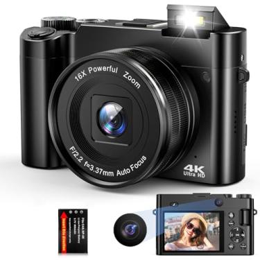 Imagem de Camera Fotografica, Zoom de 16x Camera Digital, Sensor de Imagem Cmos Cybershot, 8 Megapixel Camera Fotografica Digital, Camera Cybershot, Cyber Shot, Maquina Fotografica, Camera 4k