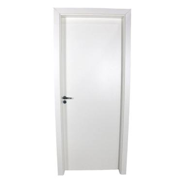 Imagem de Kit Porta de Madeira Completa 213x84cm Batente 16cm Lado Esquerda Branco