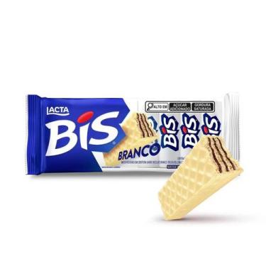 Imagem de Bis Chocolate Branco Lacta Caixa com 16 unidades - 100,8g
