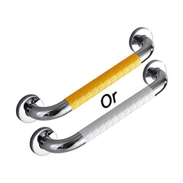 Imagem de XNXWDZ Barra de apoio de segurança, barra de apoio de parede para banheiro para deficientes, corrimão de aço inoxidável, adequada para banheiro (branco 78 cm)