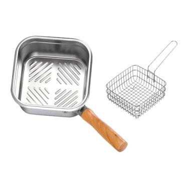 Imagem de Fenteer Mini frigideira de fritadeira