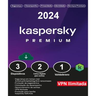 Imagem de Kaspersky Antivírus Premium 3 Dispositivos 1 ano 2025
