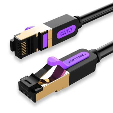Imagem de Cabo de Rede Cat7 10 Metro Ethernet Lan Giga 10 Gbps Vention