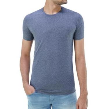 Imagem de Camiseta Masculina Ogochi Mc Casual Slim 0003 Cor:;Tamanho:G-Masculino