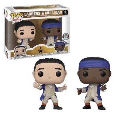 Imagem de Funko pop broadway 2-pack hamilton laurens & mulligan 60936, branco/az