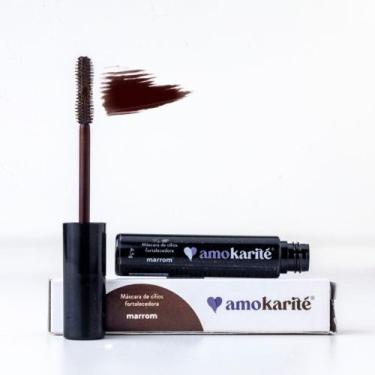 Imagem de Amokarité Máscara Fortalecedora de cílios Marrom 10g, Marrom
