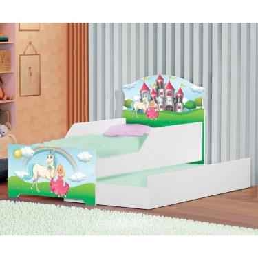 Imagem de Mini Cama Infantil Com Auxiliar Pop Reino Da Princesa