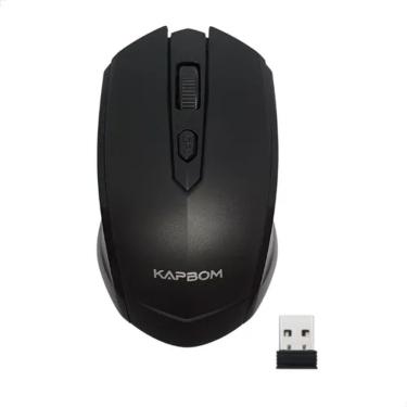 Imagem de Mouse Wireless Sem Fio Receptor Usb Cabo V8