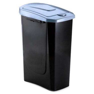 Imagem de Lixeira Arthi Com Tampa Ecofácil Em Plástico - 15 L Preto