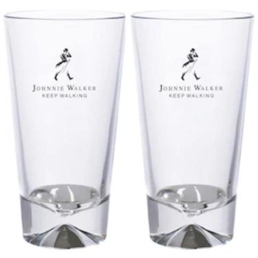 Imagem de Conjunto Com 2 Copos Johnnie Walker Para Whisky Diageo - 450ml Transparente